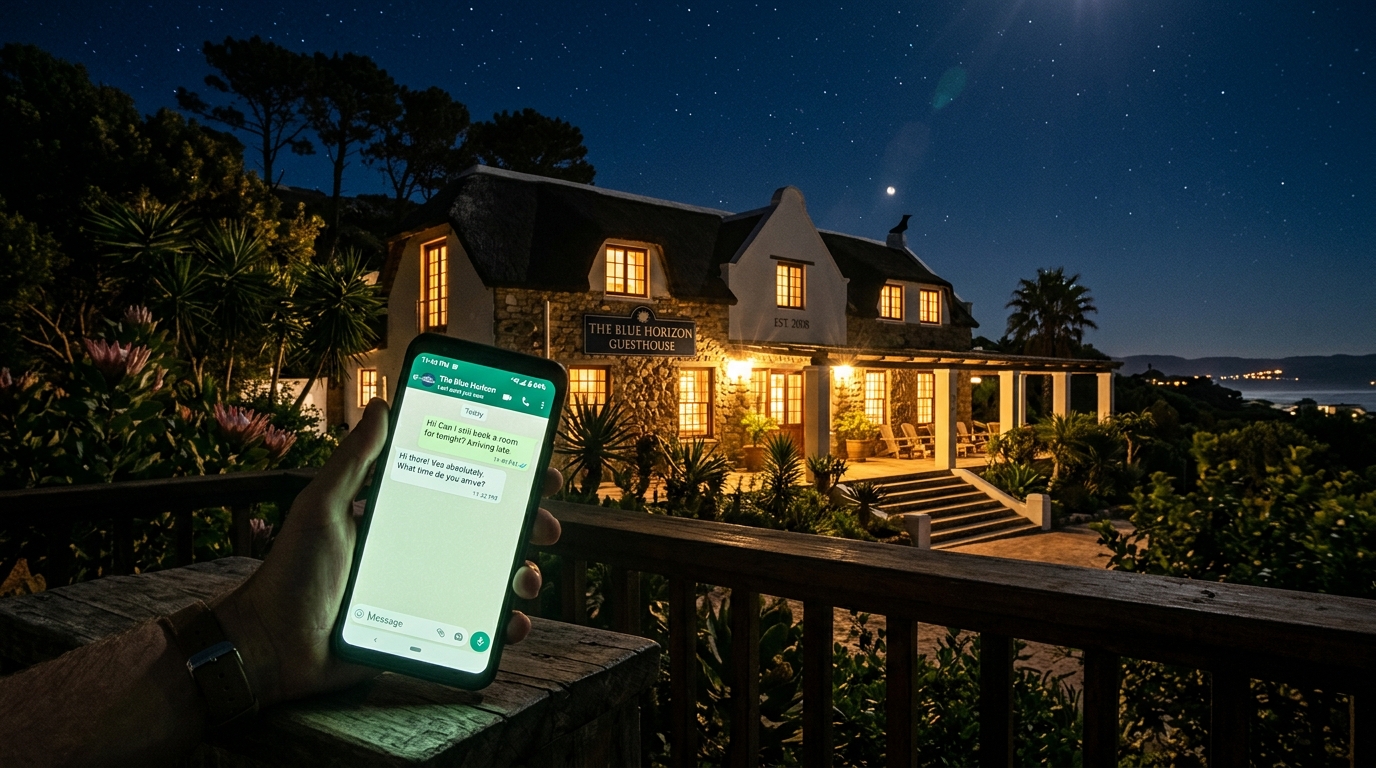 24/7 WhatsApp availability at night